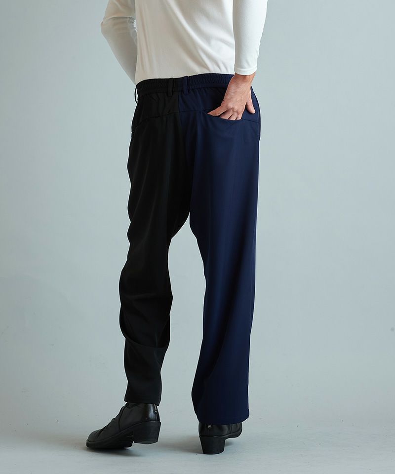 70%OFF【NO ID.(ノーアイディー)】ｲｰｼﾞｰﾜｲﾄﾞﾄﾗｳｻﾞｰｽﾞ パンツ(852006