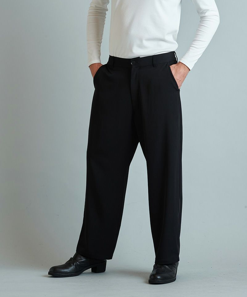 60%OFF【NO ID.(ノーアイディー)】ｲｰｼﾞｰﾜｲﾄﾞﾄﾗｳｻﾞｰｽﾞ パンツ(852006