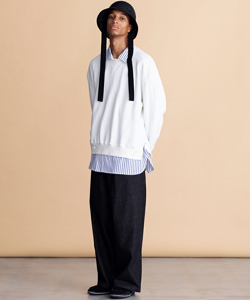 VICTIM(ヴィクティム)】STRIPE BIG SHIRTS シャツ(VTM-23-S-015