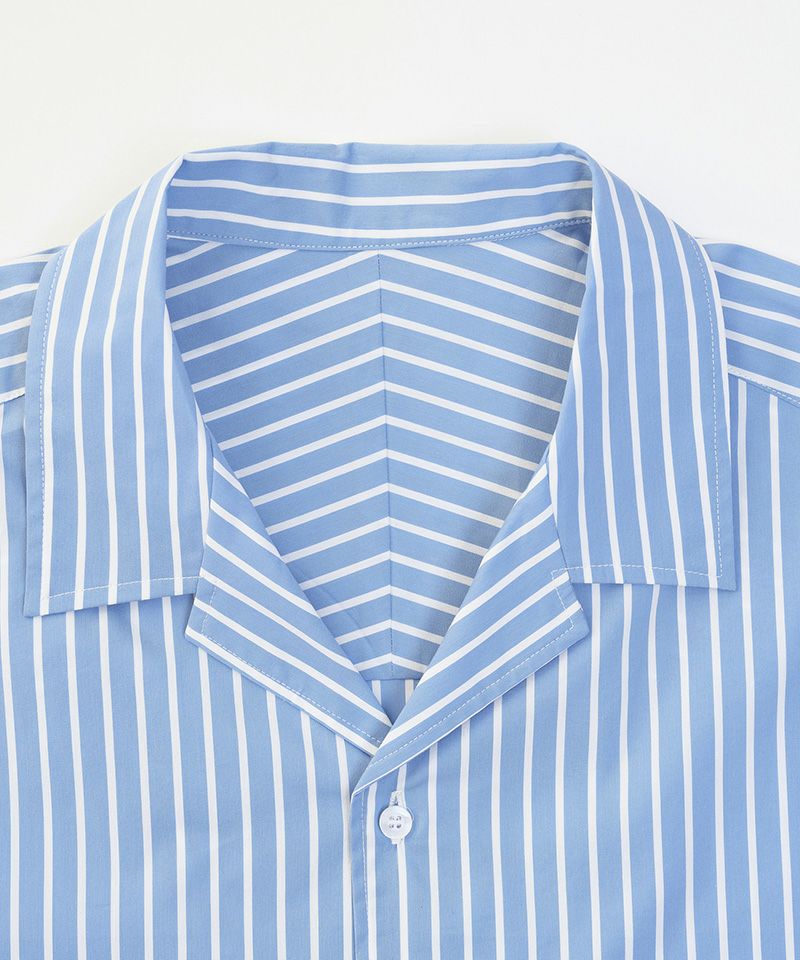 VICTIM(ヴィクティム)】STRIPE BIG SHIRTS シャツ(VTM-23-S-015