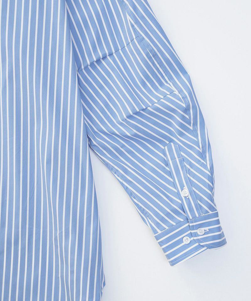 VICTIM(ヴィクティム)】STRIPE BIG SHIRTS シャツ(VTM-23-S-015