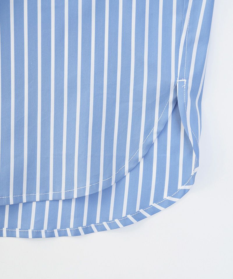 VICTIM(ヴィクティム)】STRIPE BIG SHIRTS シャツ(VTM-23-S-015