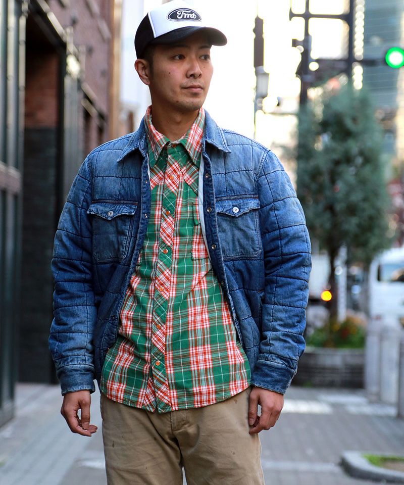 【TMT(ティーエムティー)】REVIVAL W-GAUZE PLAID SHIRTS シャツ(TSH-S23SP01)