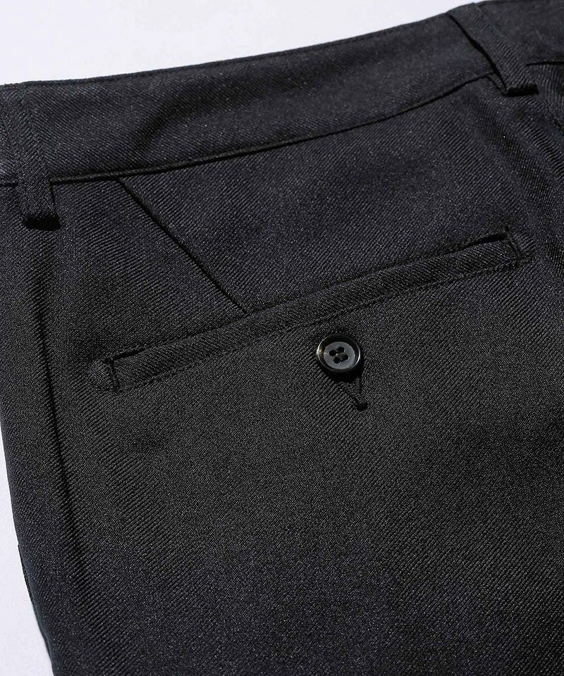 MROLIVE(ミスターオリーブ)】RETORO POLYESTER TWILL -ONE PLEATS STA