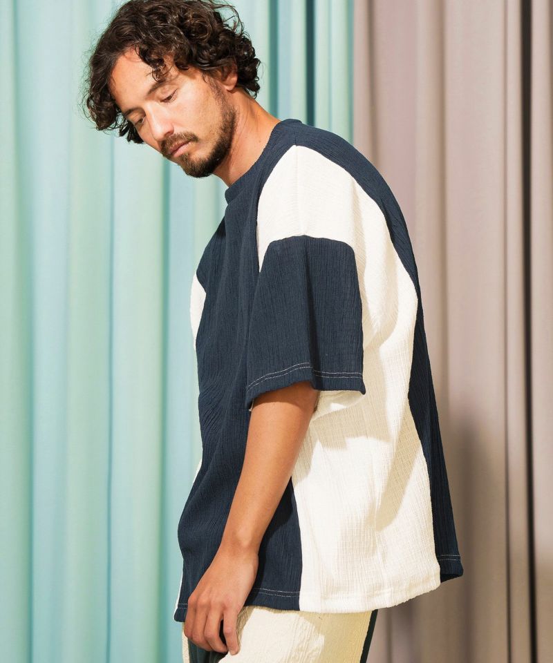 tシャツ Tシャツ mt8194-Wrinkle Flip Cut sew (MADE IN JAPAN
