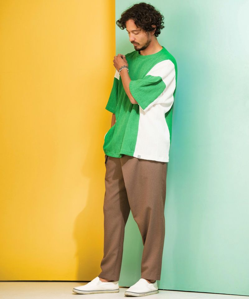 30%OFF【ANGENEHM(アンゲネーム)】Linen Like Wrap Pants (MADE IN