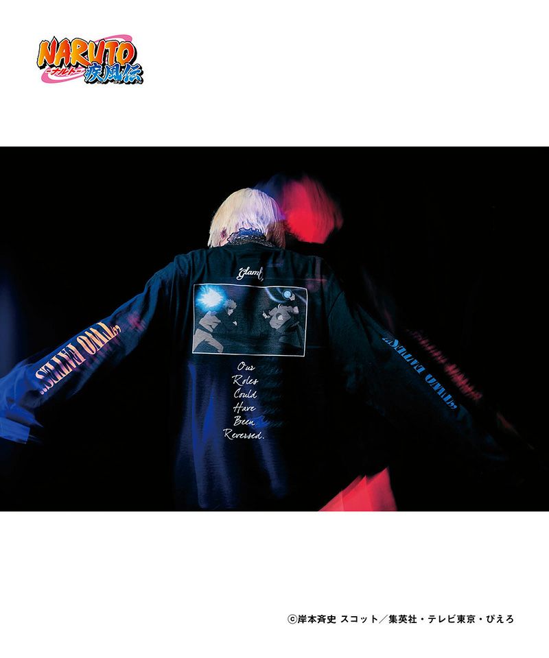 glamb(グラム)】Naruto vs Sasuke Long Sleeves T ナルト