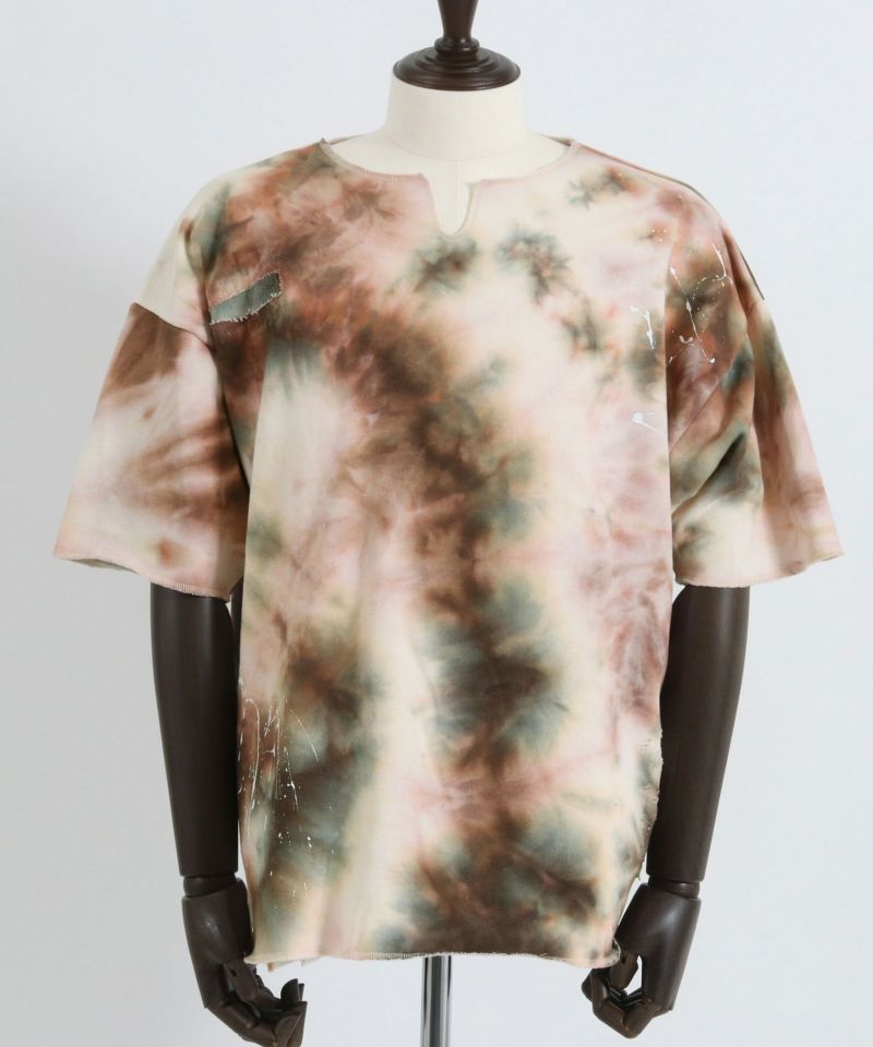 60%OFF【GLIMCLAP(グリムクラップ)】Tie dye & used processing short