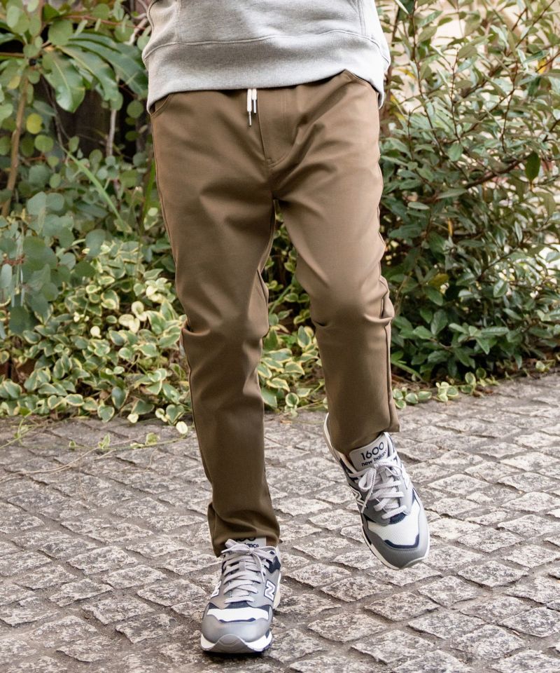 50%OFF【CAMBIO(カンビオ)】ストレッチスリムジョガーパンツ(CMB