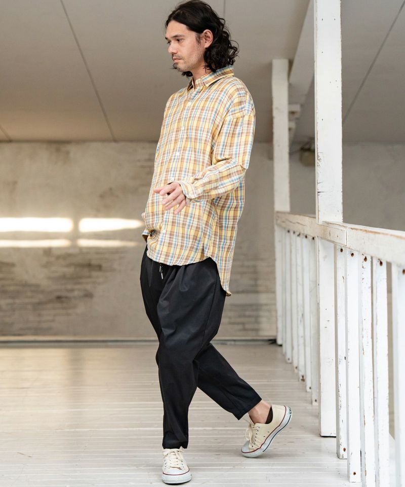 CAMBIO(カンビオ)】Honeycomb Stretch Soft Sarrouel Tapered Pants テーパードパンツ(S82023cmb)  | CAMBIO カンビオ