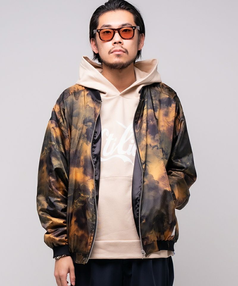 EFFECTEN(エフェクテン)】marble reversible blouson ブルゾン(efcp-25  