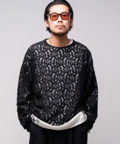 EFFECTEN(エフェクテン)】flower lace cutsew カットソー(efcp-26