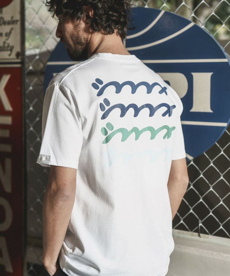 30%OFF【QWERTY(クワーティー)】CROSS Q WAVE SS T-SHIRTS Tシャツ