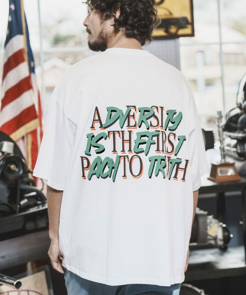 30%OFF【QWERTY(クワーティー)】ADVERSITY OVER TEE Tシャツ(BC10011