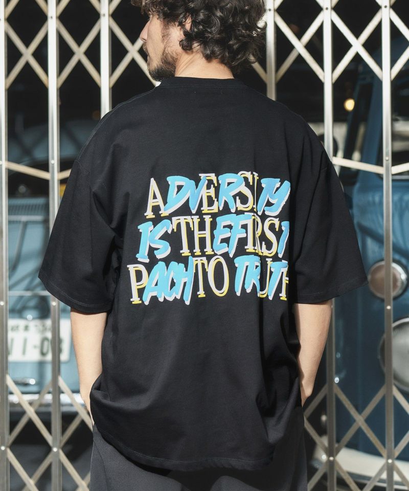 30%OFF【QWERTY(クワーティー)】ADVERSITY OVER TEE Tシャツ(BC10011