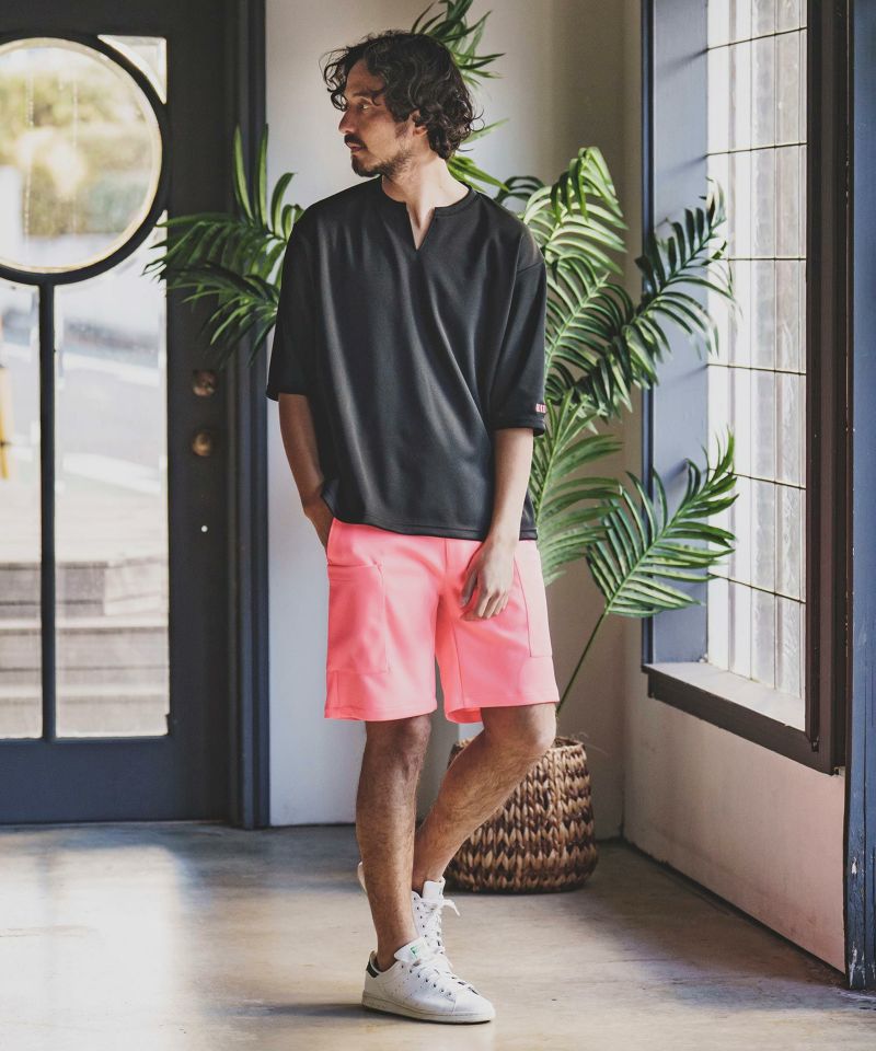 felkod(フィルコッド)】Smooth Knit Jersey Easy Cargo Short Pants