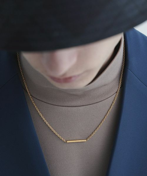 CULLNI(クルニ)】Square Bar Necklace ネックレス(JW-007) | CAMBIO