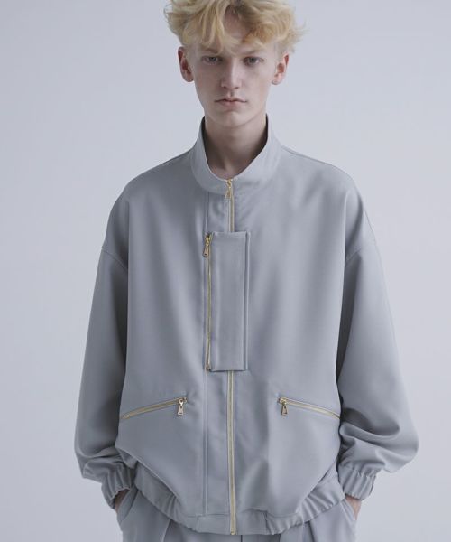 50%OFF【CULLNI(クルニ)】 Chambray Twill High Neck Blouson ブルゾン ...