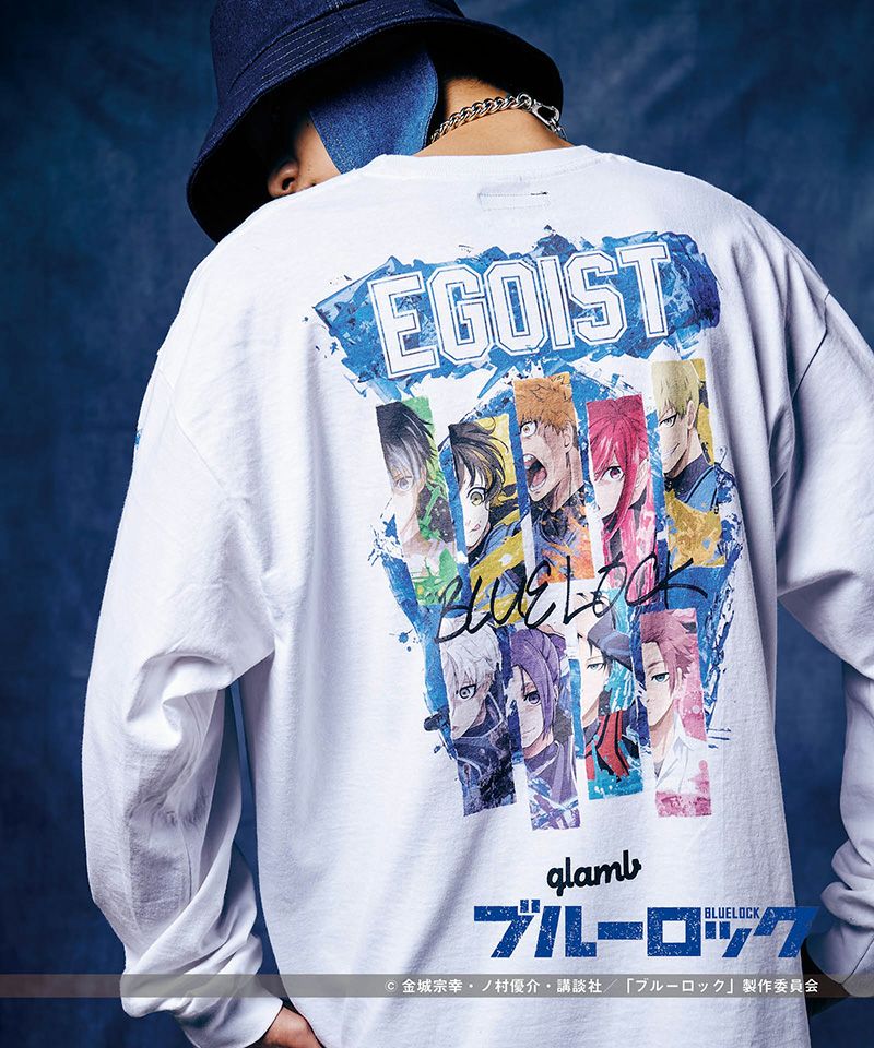 glamb(グラム)】 BLUELOCK Long Sleeves T ブルーロックロングスリーブ