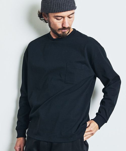 ADAM PATEK(アダムパテック)】plain stitch crewneck cutsew