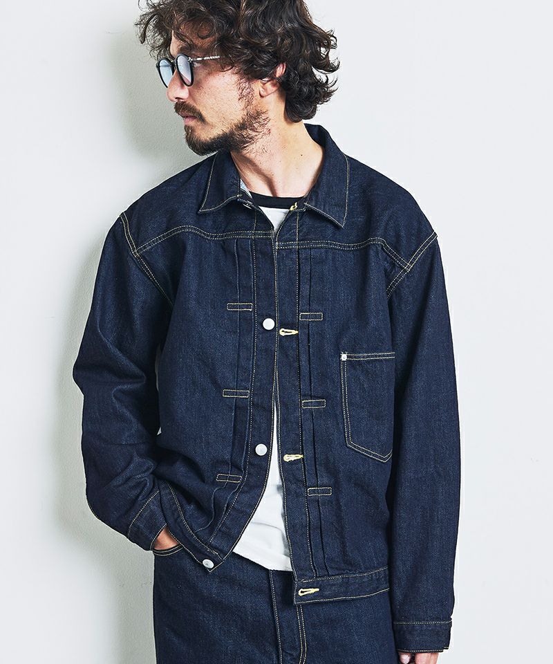 Magine(マージン)】12oz CRUNCH DENIM BIG G-JKT デニムジャケット ...