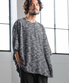 Magine(マージン)】SLUB CUT OFF LOOSE SHORT SLEEVE CUT SEW