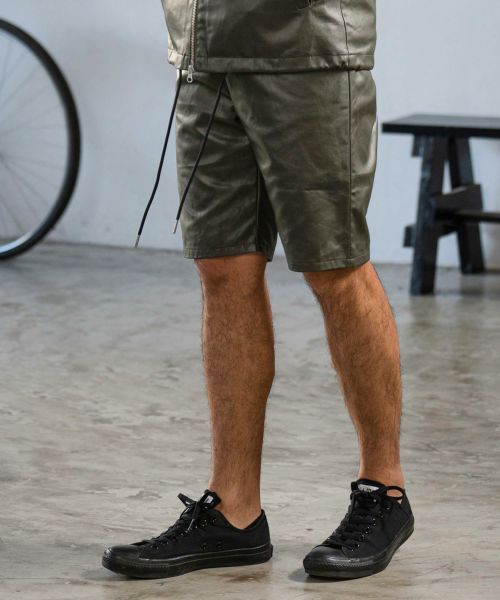 70%OFF【Magine(マージン)】COATING TWILL SHORT PANTS ショートパンツ(MGN-231-016)