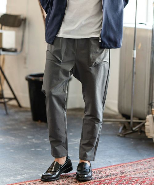 30%OFF【CAMBIO(カンビオ)】Big Pocket Stretch Nylon Tapered Pants ...