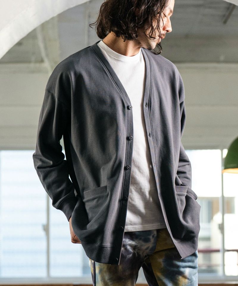 カーディガン mcg3290- Stretch Denim Long Length Cardigan カーディガン