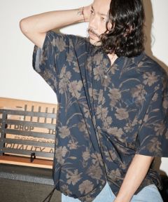 ADAM PATEK(アダムパテック)】floral pattern short sleeve shirt