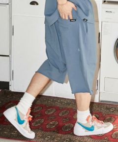 ADAM PATEK(アダムパテック)】embroidery fade short pants ショート