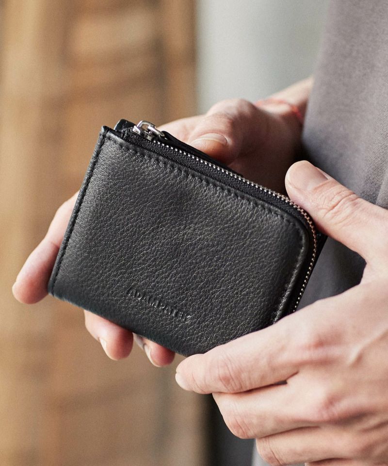 【ADAM PATEK(アダムパテック)】shrink leather mini wallet 財布(AP2319007)