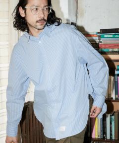 ADAM PATEK(アダムパテック)】switching stripe shirt シャツ