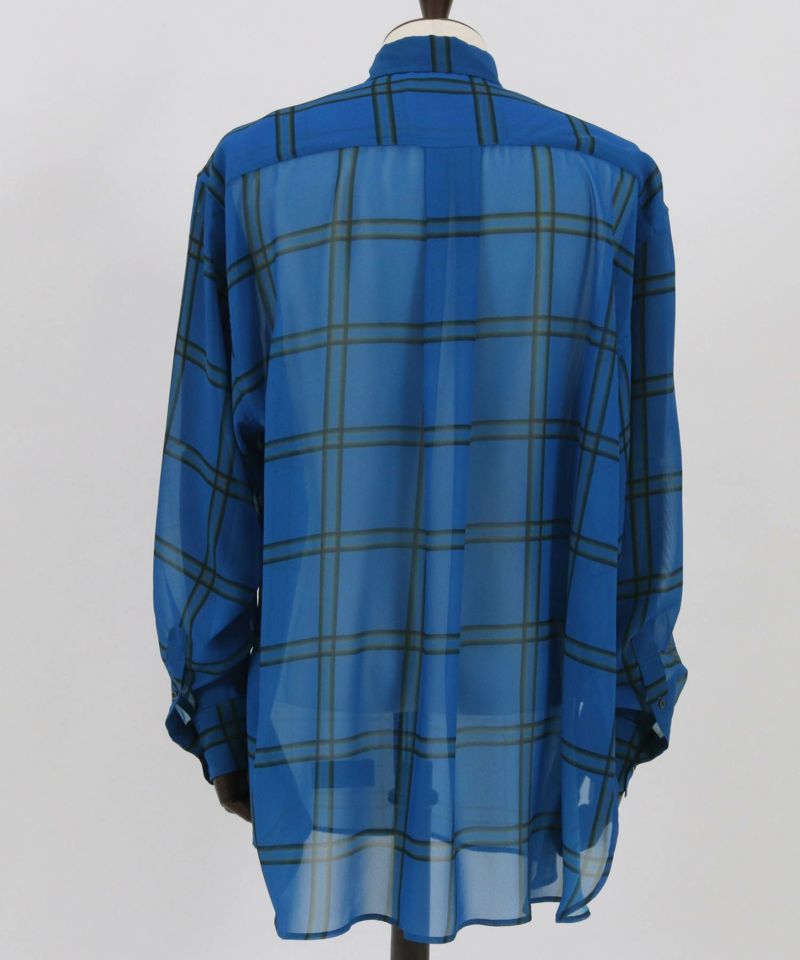 30%OFF【ADAM PATEK(アダムパテック)】sheer check shirt シャツ