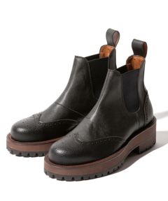 glamb(グラム)】Brogue Chelsea Boots ブローグチェルシーブーツ