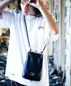 glamb(グラム)】Metal Clasp Sacoche Bag メタルクラスプサコッシュ