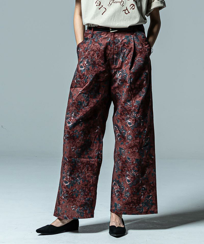 50%OFF【glamb(グラム)】Flower Baggy Pants フラワーバギー 50%OFF【glamb(グラム)】Flower Baggy Pants フラワーバギー
