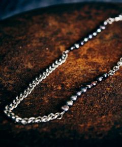 glamb(グラム)】Black Pearl Chain Necklace ブラックパールチェーン