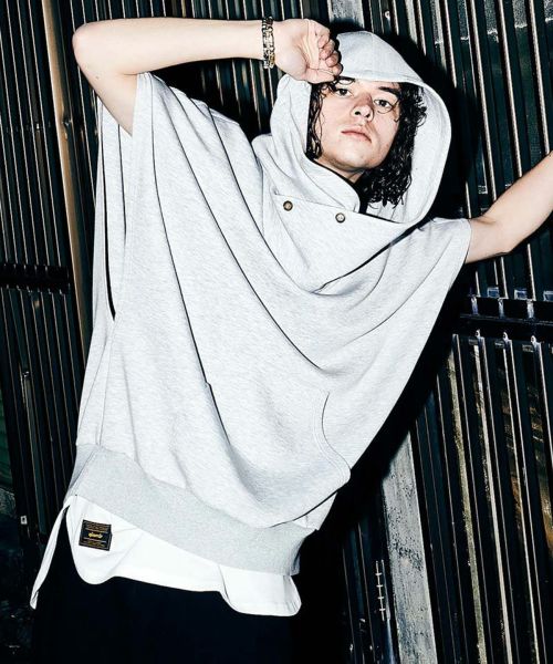 【glamb(グラム)】No Sleeve Hoodie ノースリーブフーディ(GB0223-CS03)