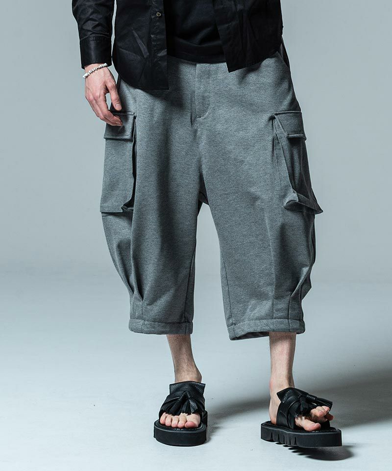 glamb(グラム)】Cropped Sarrouel Cargo Pants クロップドサルエル