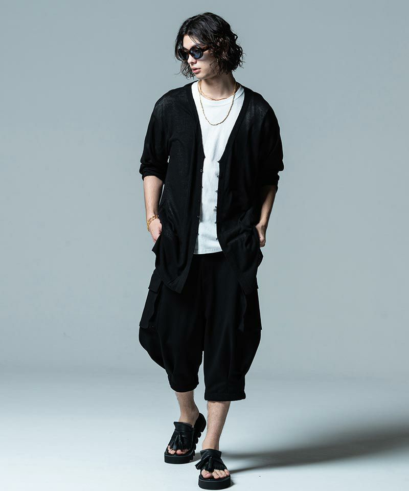 glamb(グラム)】Cropped Sarrouel Cargo Pants クロップドサルエル