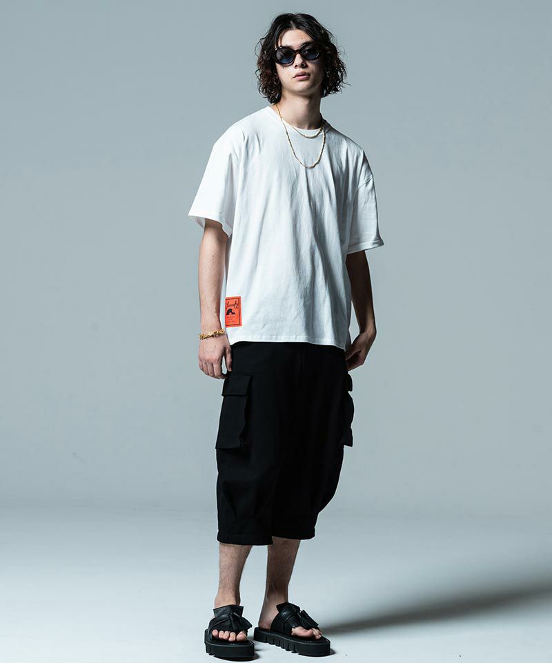 glamb(グラム)】Cropped Sarrouel Cargo Pants クロップドサルエル