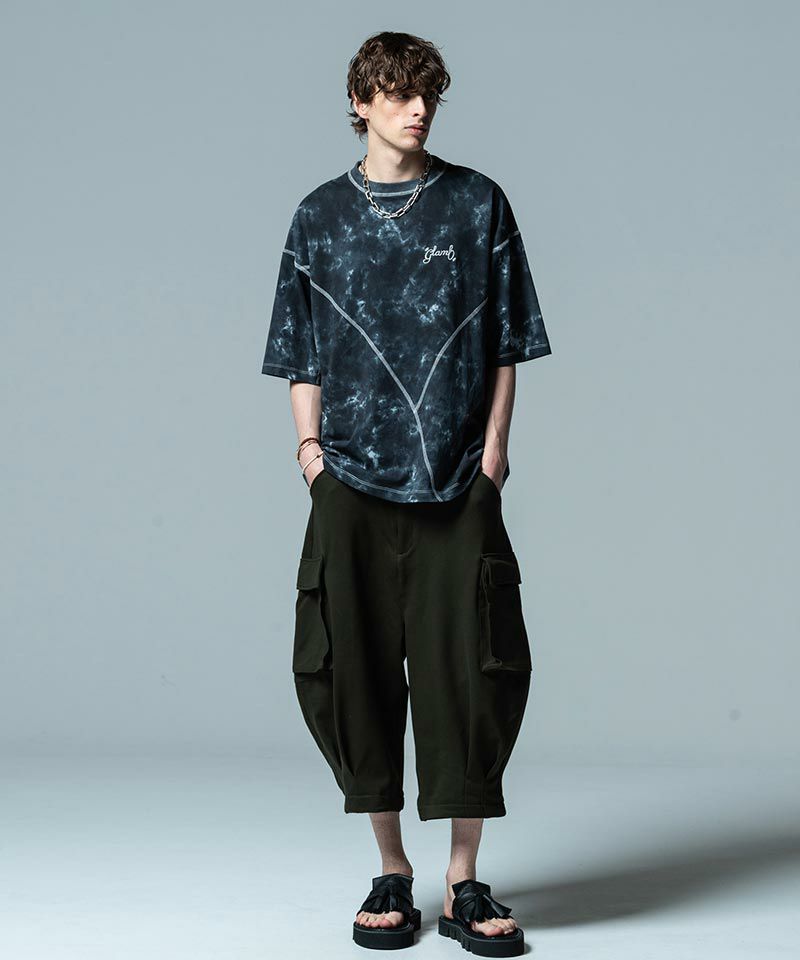 glamb(グラム)】Cropped Sarrouel Cargo Pants クロップドサルエル