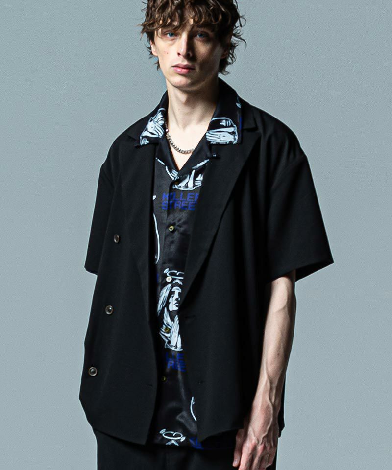 50%OFF【glamb(グラム)】Half Sleeves Double JKT ハーフスリーブ