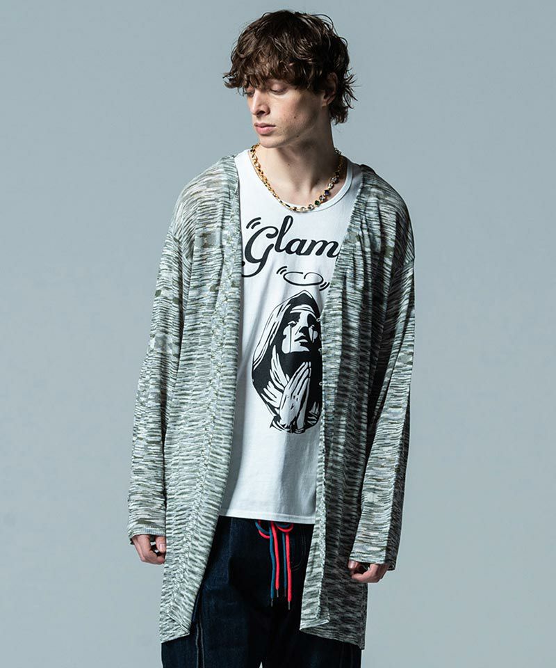 glamb(グラム)】High Gauge Long Cardigan ハイゲージロング