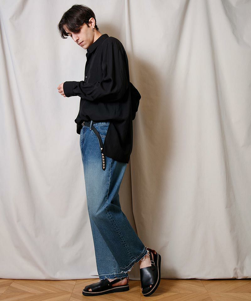 75%OFF【FACTOTUM(ファクトタム)】 Panel Used Buggy バギージーンズ 