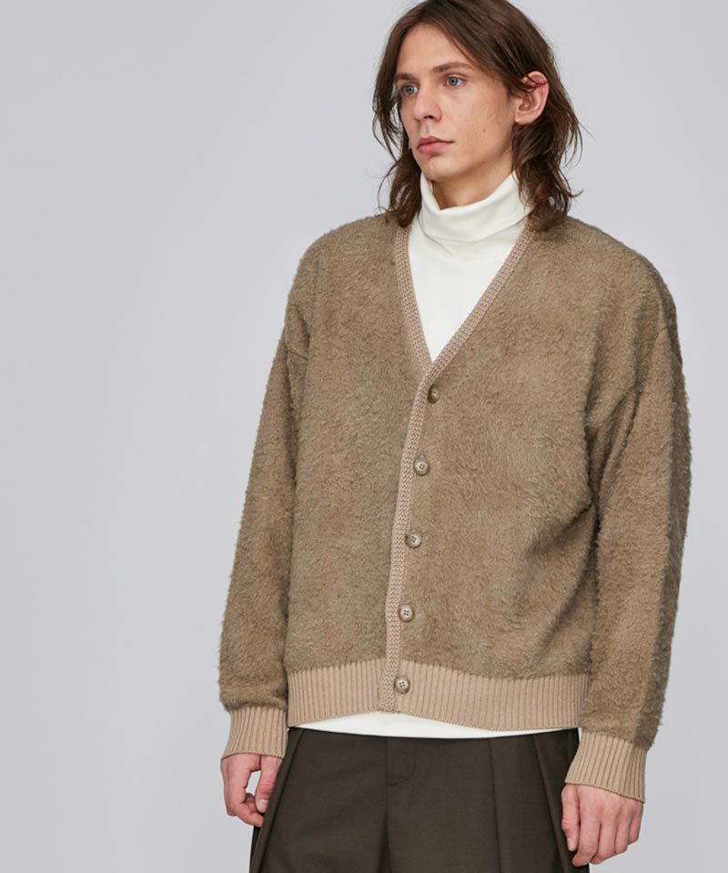 60%OFF【Iroquois (イロコイ)】C-BOUCLE BRUSH WASH CD カーディガン 