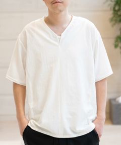 wjk】【予約販売6月上旬～中旬入荷】 switching pullover shirt H-S