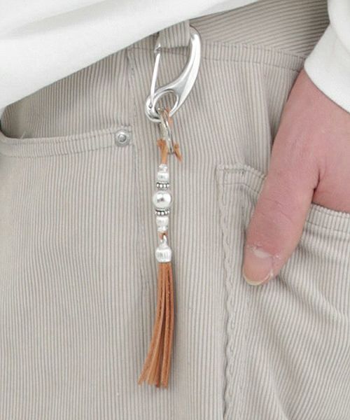 【SENTI(センティ)】【予約販売ご注文から1ヶ月後出荷】 SILVER TASSEL KEY RING キーホルダー(4026)