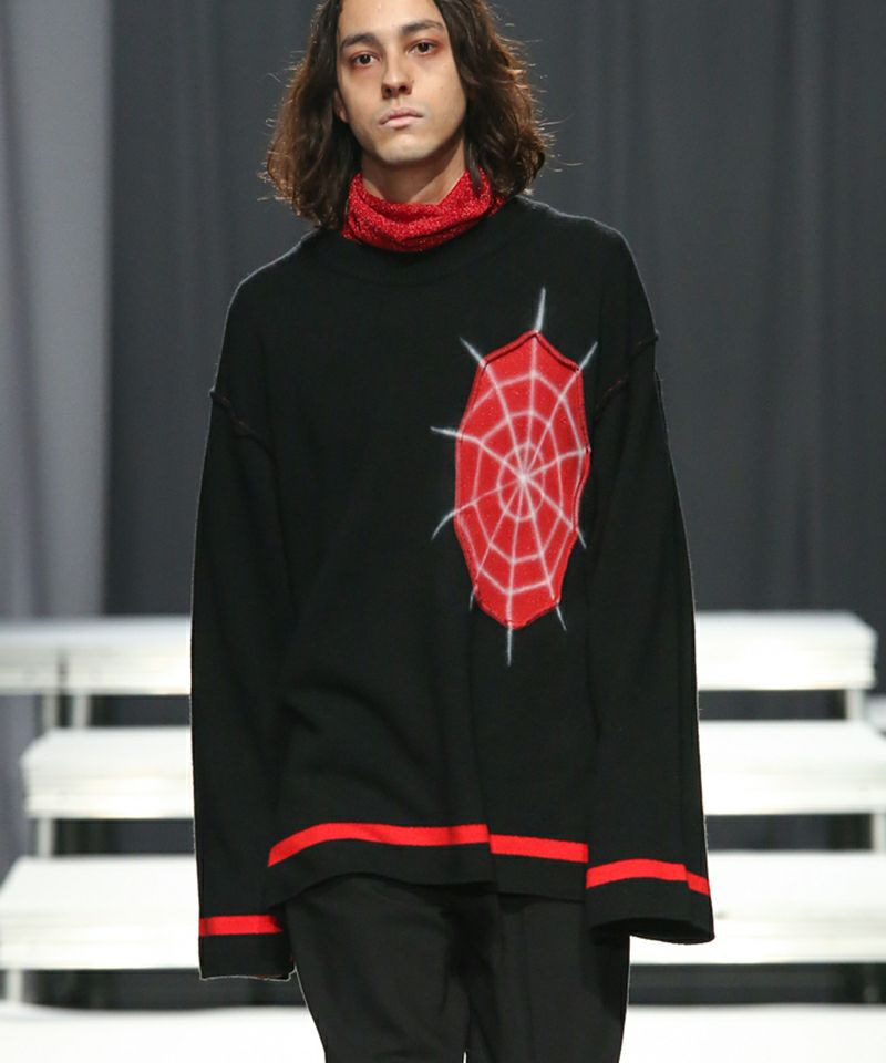 【TENDER PERSON(テンダーパーソン)】SPIDER KNIT PULLOVER ニット(LL-TO-1201)